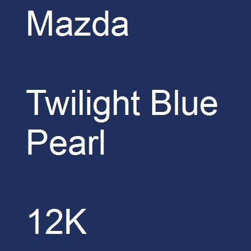 Mazda, Twilight Blue Pearl, 12K.